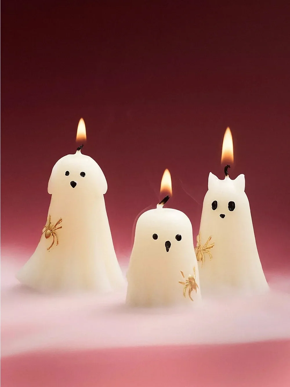 Anthropologie ANIMAL GHOSTS SHAPED CANDLE SET, Unscented, NWT